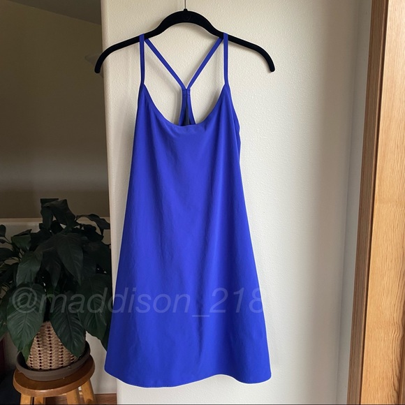 OUTDOOR VOICES Exercise Dress Blue Orchid M - Picture 13 of 13